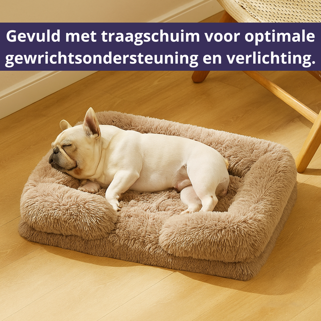 Weiches orthopädisches Hundebett – warm, stützend und waschbar