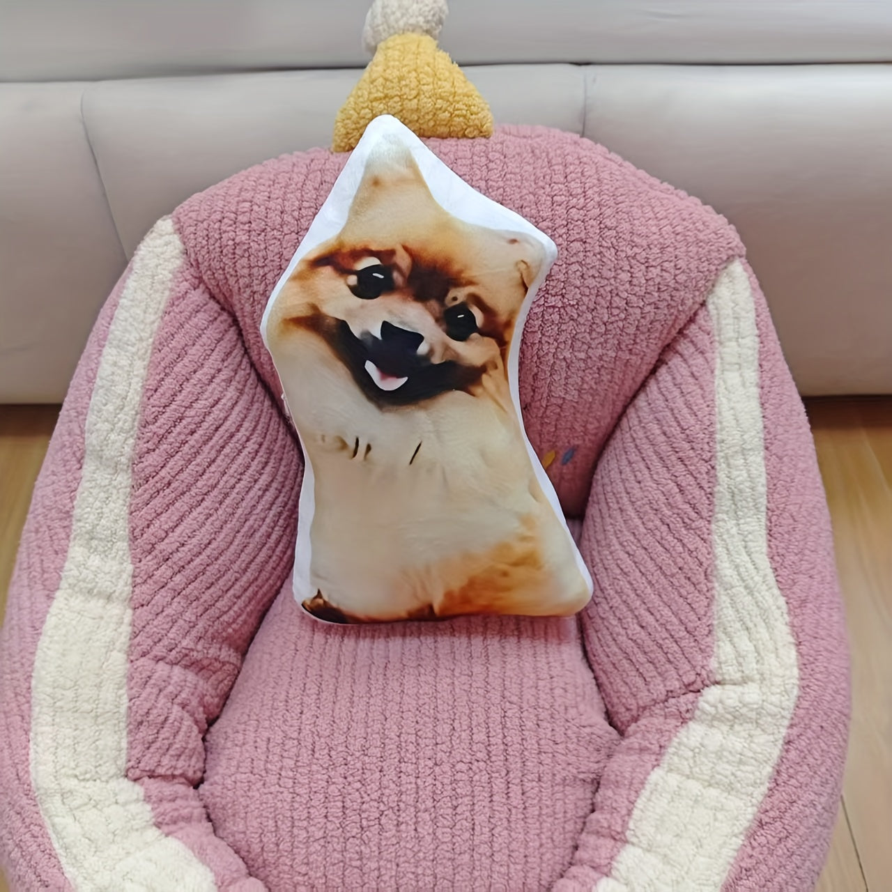 Honden Fotokussen – Gepersonaliseerd en Zacht met Foto van Jouw Hond