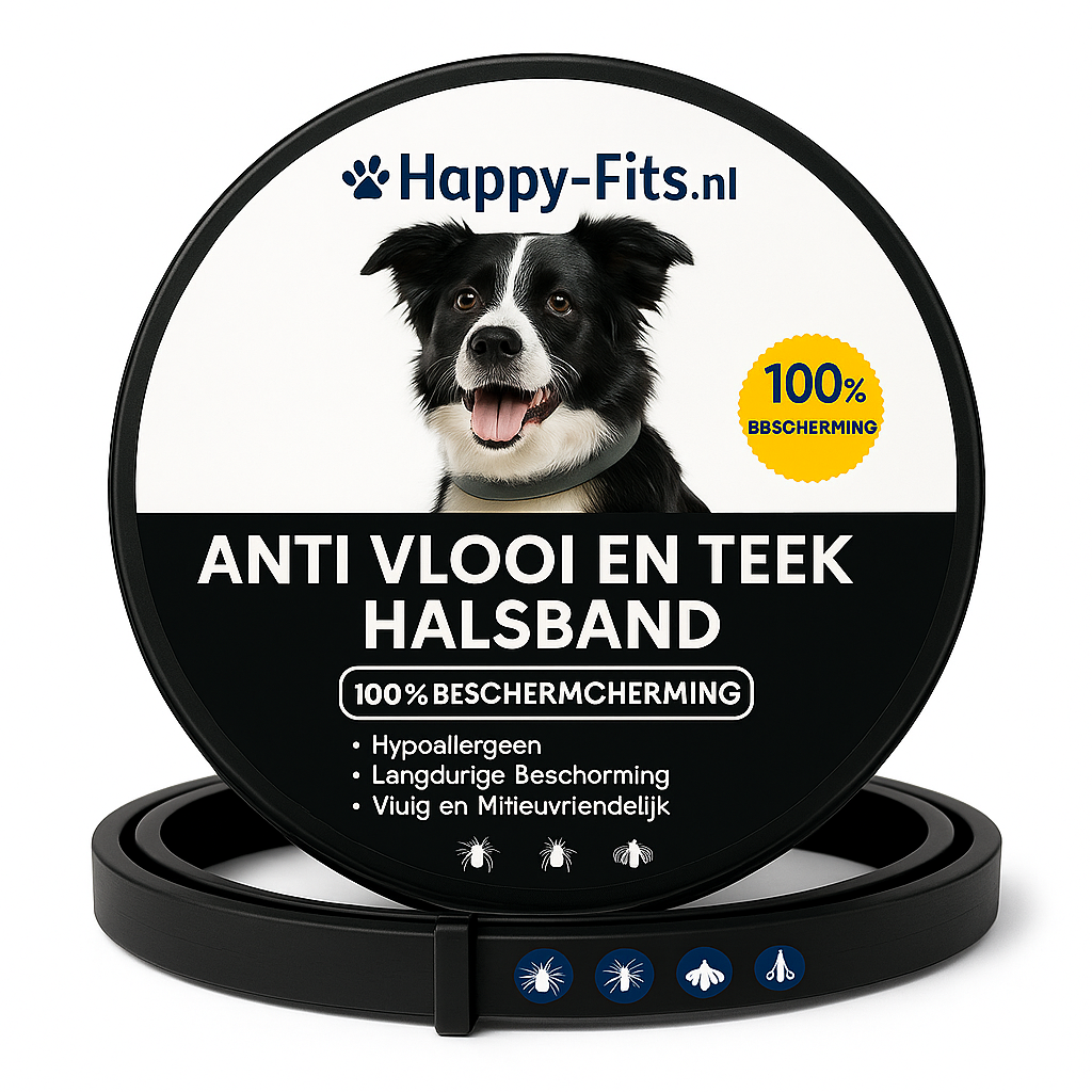 Anti Vlooien- en Tekenband – Natuurlijke Bescherming tot 8 Maanden