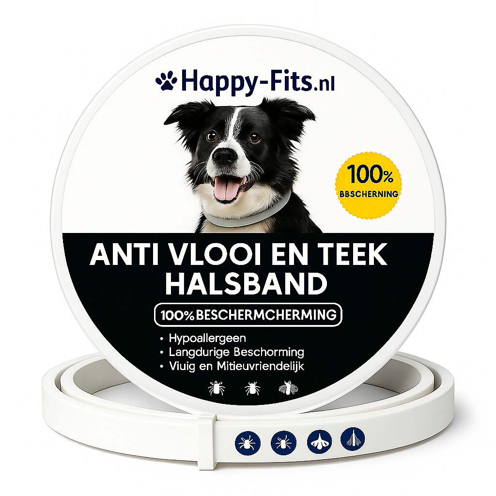 Anti Vlooien- en Tekenband – Natuurlijke Bescherming tot 8 Maanden