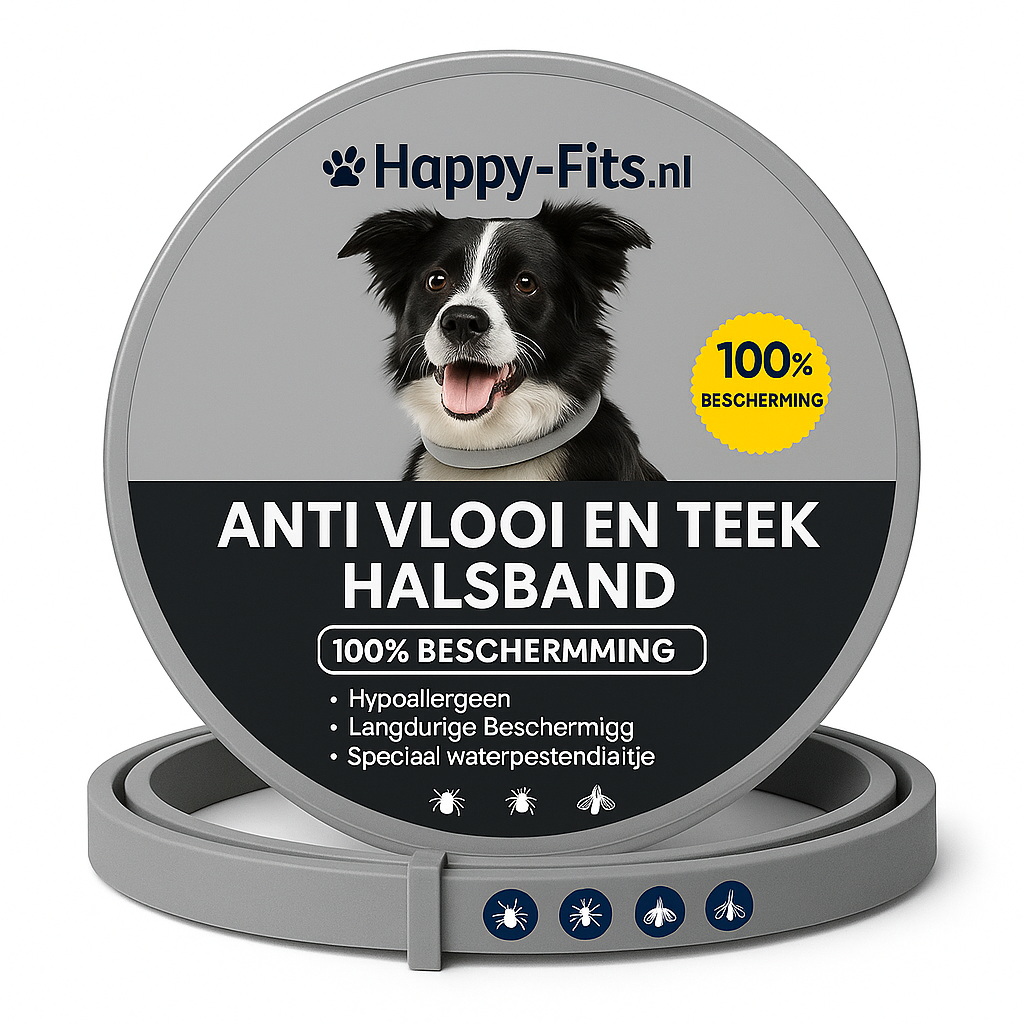 Anti Vlooien- en Tekenband – Natuurlijke Bescherming tot 8 Maanden