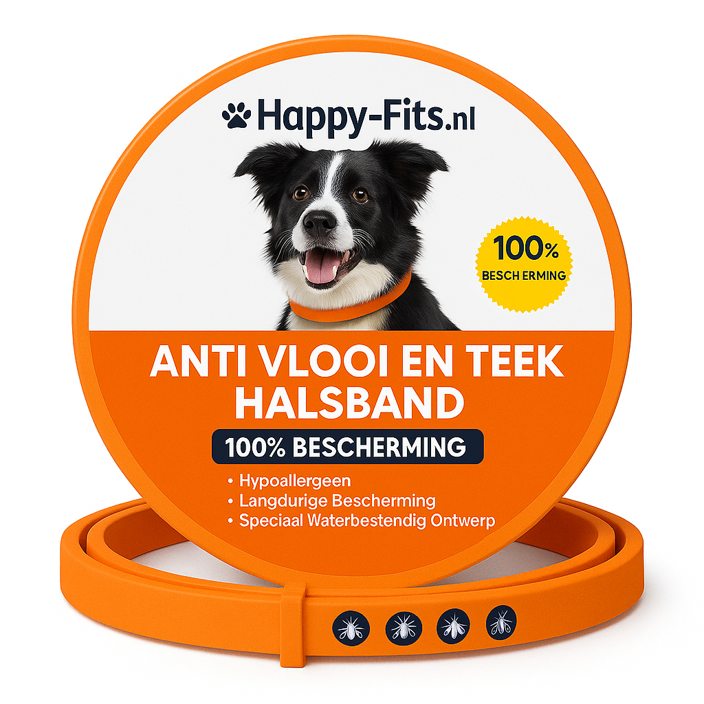 Anti Vlooien- en Tekenband – Natuurlijke Bescherming tot 8 Maanden