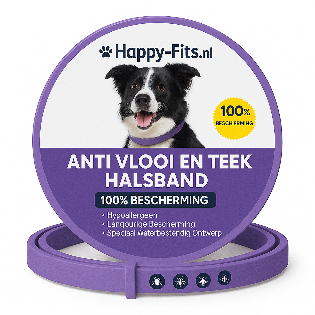 Anti Vlooien- en Tekenband – Natuurlijke Bescherming tot 8 Maanden
