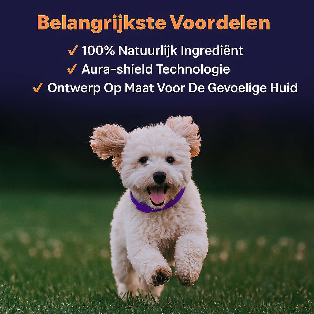 Anti Vlooien- en Tekenband – Natuurlijke Bescherming tot 8 Maanden