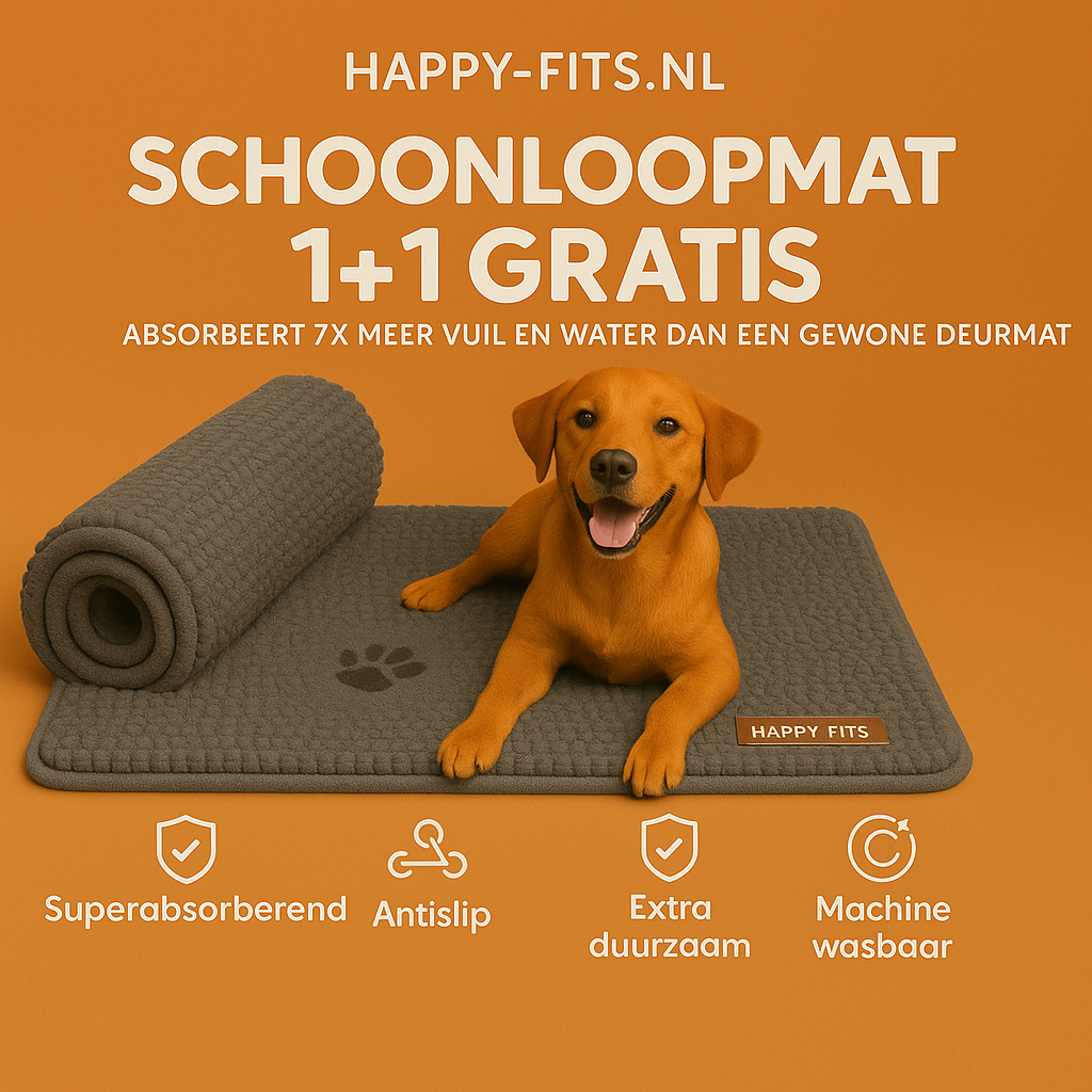 Honden Schoonloopmat – Absorberend en Sneldrogend | 1+1 GRATIS