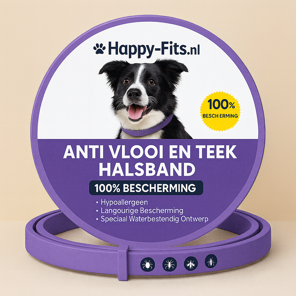 Anti Vlooien- en Tekenband – Natuurlijke Bescherming tot 8 Maanden