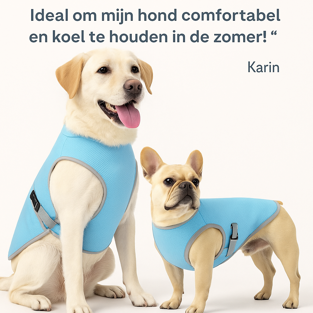 Honden Koelvest Luxe - Verkoelend & Comfortabel | 1+1 GRATIS