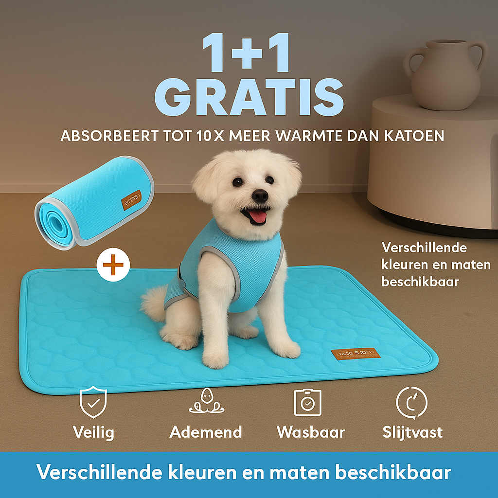 Honden Koelvest Luxe - Verkoelend & Comfortabel | 1+1 GRATIS