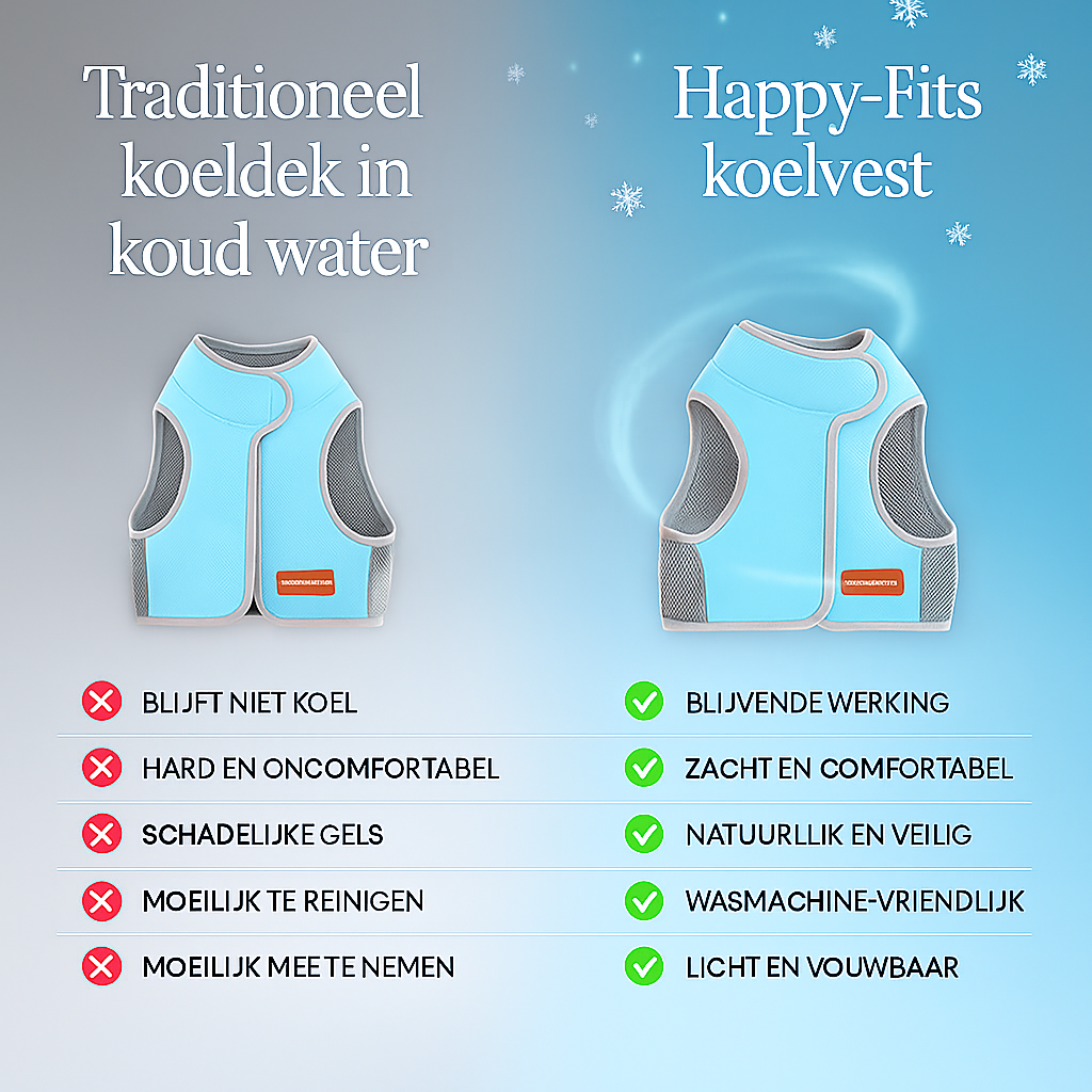 Honden Koelvest Luxe - Verkoelend & Comfortabel | 1+1 GRATIS