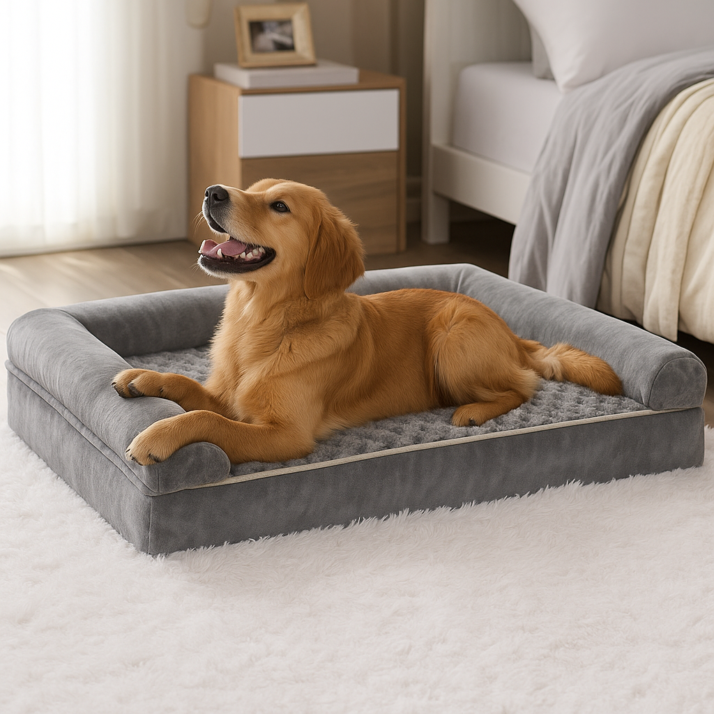 Orthopädisches Luxus-Hundebett – Komfort und Unterstützung für Ihren Hund