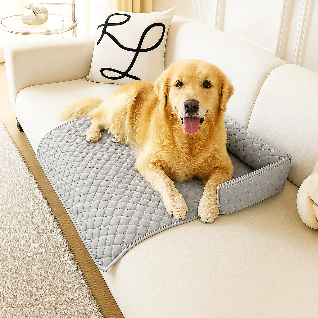 Honden Bankdeken Zomerkoeling – Ademend en Antislip met Nekkussen