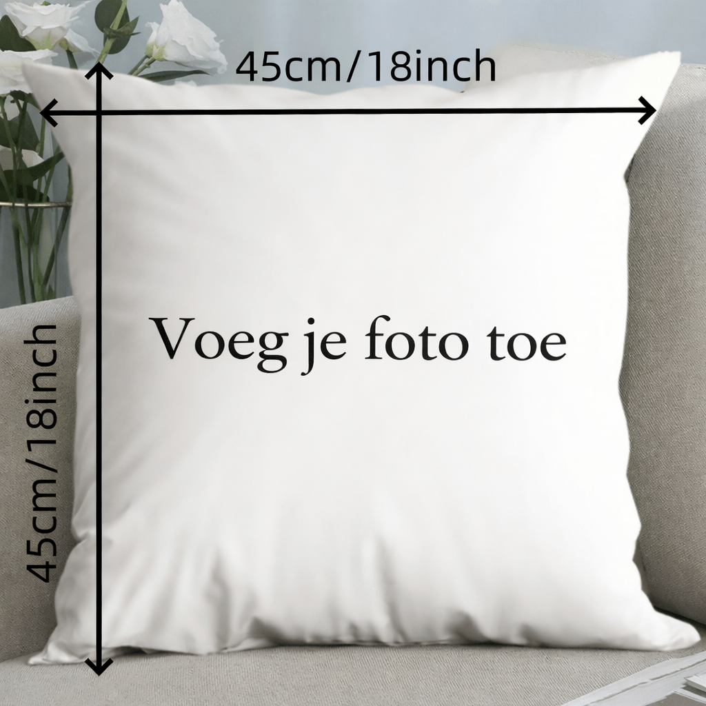 Personalisiertes Kissen mit Foto & Namen deines Hundes – Weich und Kuschelig