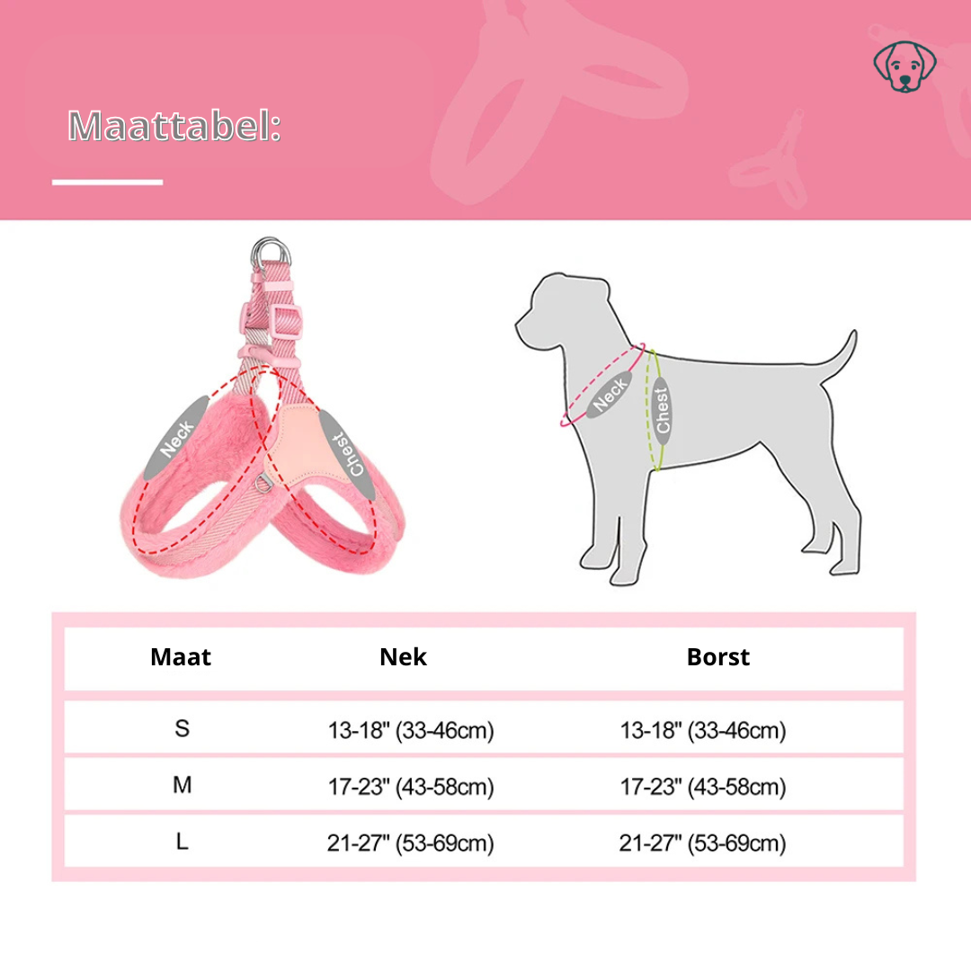 Teddy Comfort Hundegeschirr – Weich und verstellbar