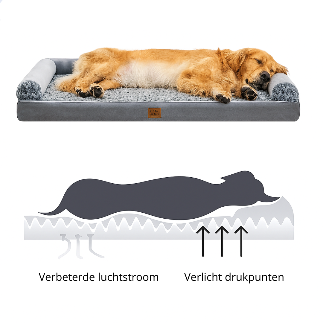 Hondenbed Orthopedisch Luxe – Comfort en Ondersteuning voor Jouw Hond