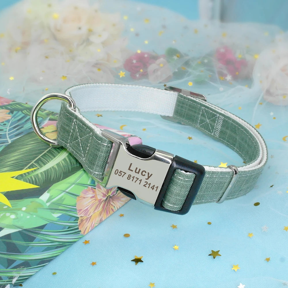 Personalisiertes Vintage-Halsband – Stilvoll und sicher