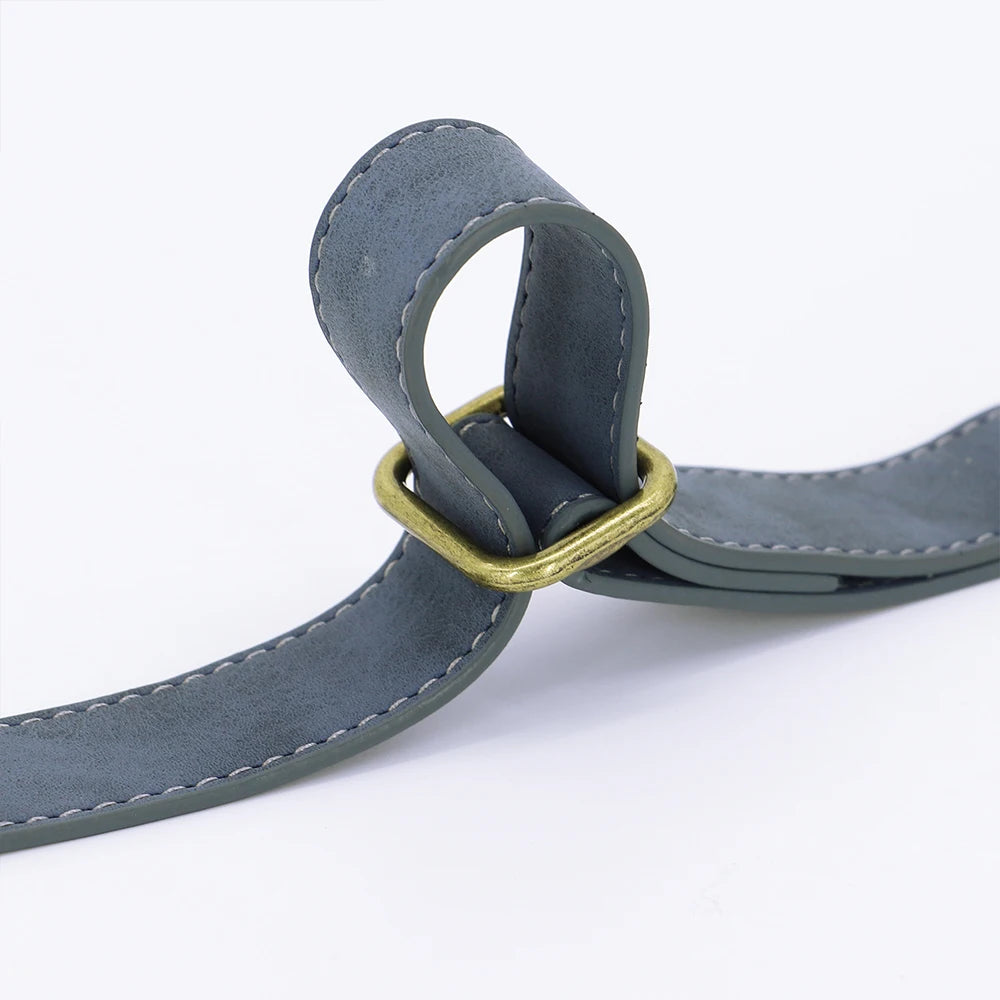 Gepersonaliseerde Leren Halsband – Stijlvol & Veilig