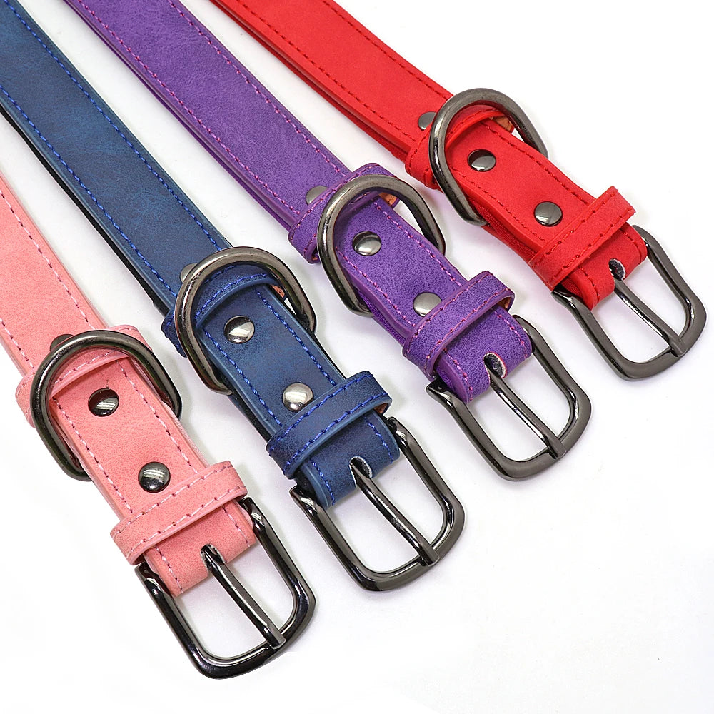 Gepersonaliseerde Leren Halsband – Comfort & Stijl