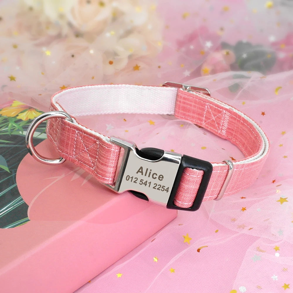 Personalisiertes Vintage-Halsband – Stilvoll und sicher