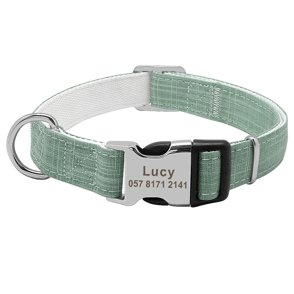 Personalisiertes Vintage-Halsband – Stilvoll und sicher