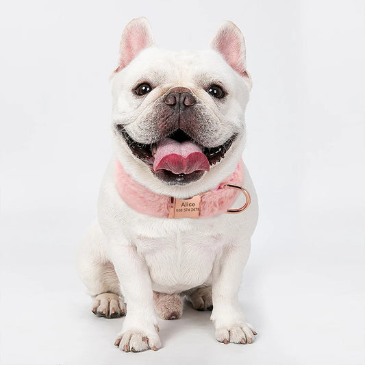 Gepersonaliseerde Teddy Halsband – Warm, Zacht en Veilig