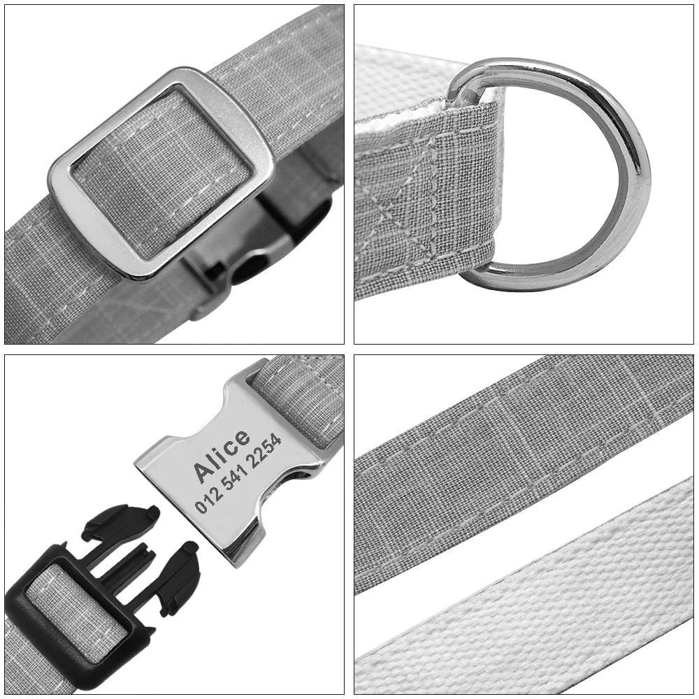 Personalisiertes Vintage-Halsband – Stilvoll und sicher
