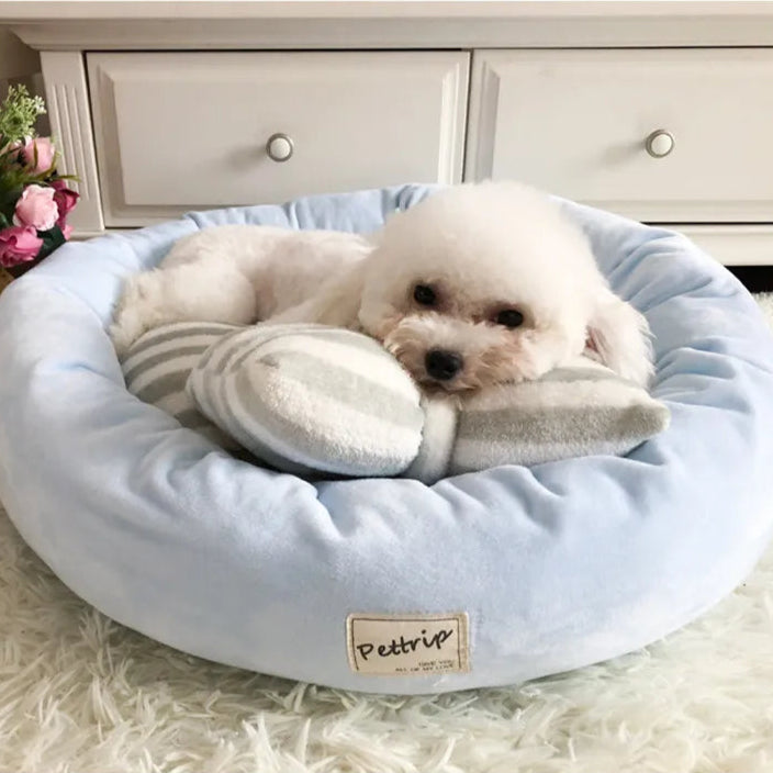Warme Ronde Hondenmat voor Comfortabele Rust – Het Ultieme Nest voor je Hond