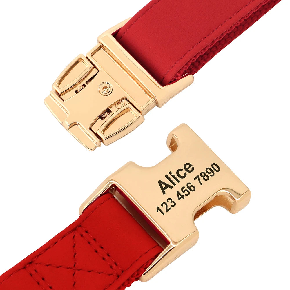 Hond Halsband Stevig – Duurzame, Verstelbare en Gepersonaliseerde Hondenhalsband met Naam