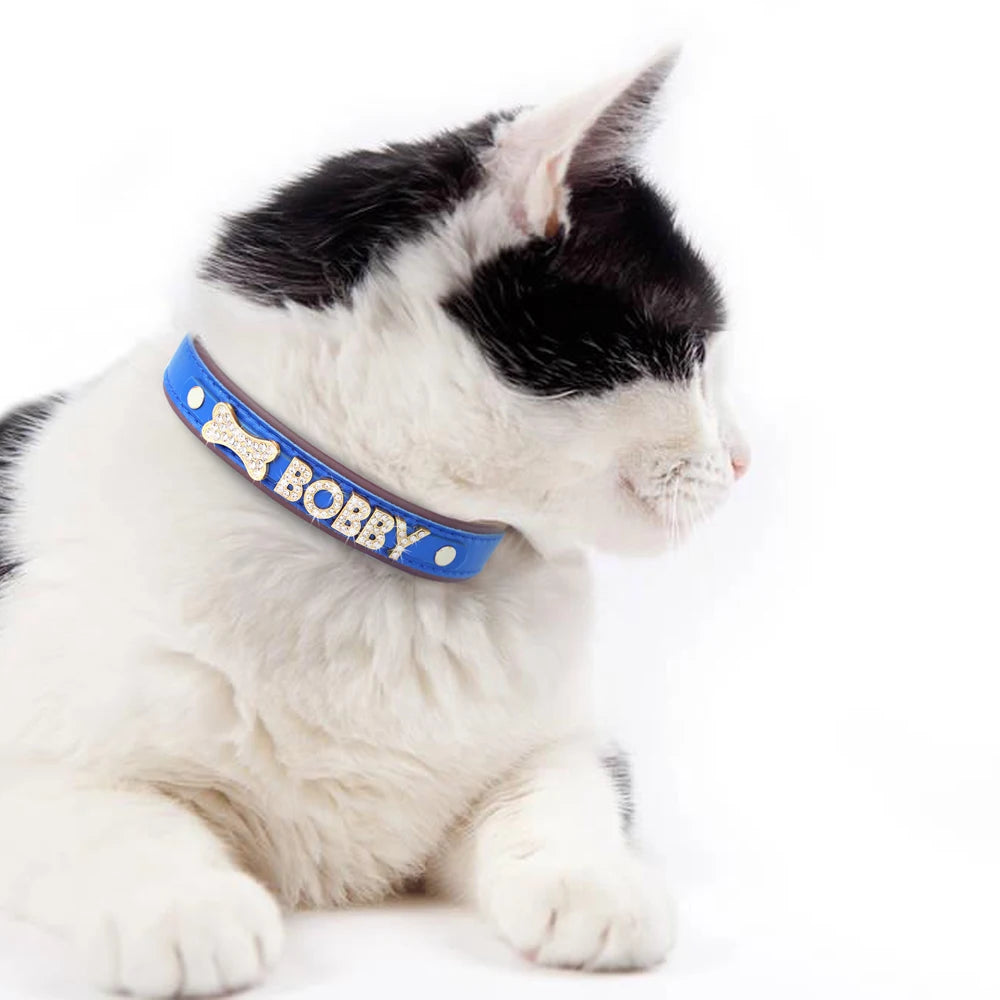 Gepersonaliseerde Halsband met Grote Letters & Symbolen