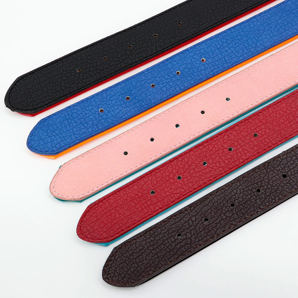Luxe Gepersonaliseerde Leren Halsband – Comfort & Stijl