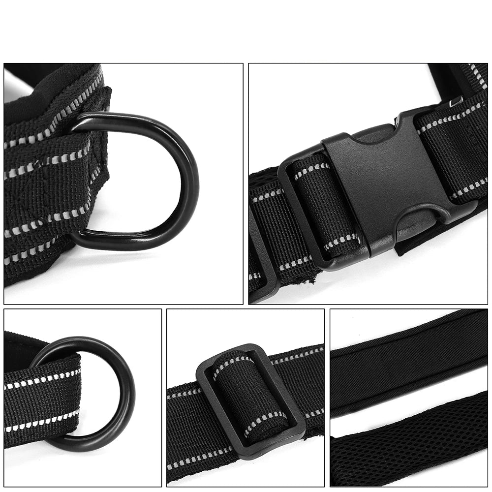 Hondentuig Reflecterend Nylon Gepersonaliseerd – Veilig & Comfortabel
