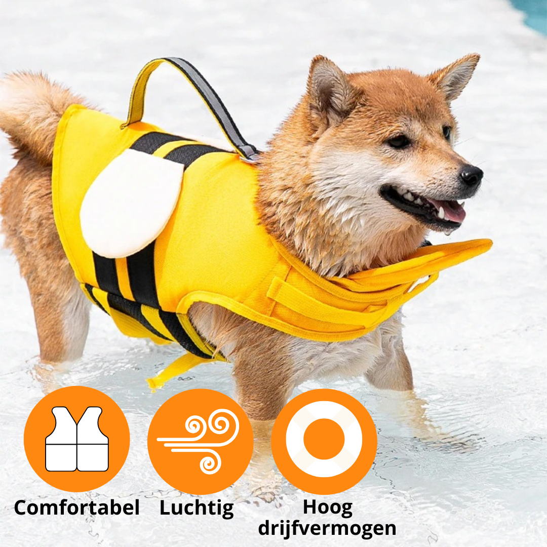 Honden Zwem Vest - Bij Design, Veilig & Reflecterend