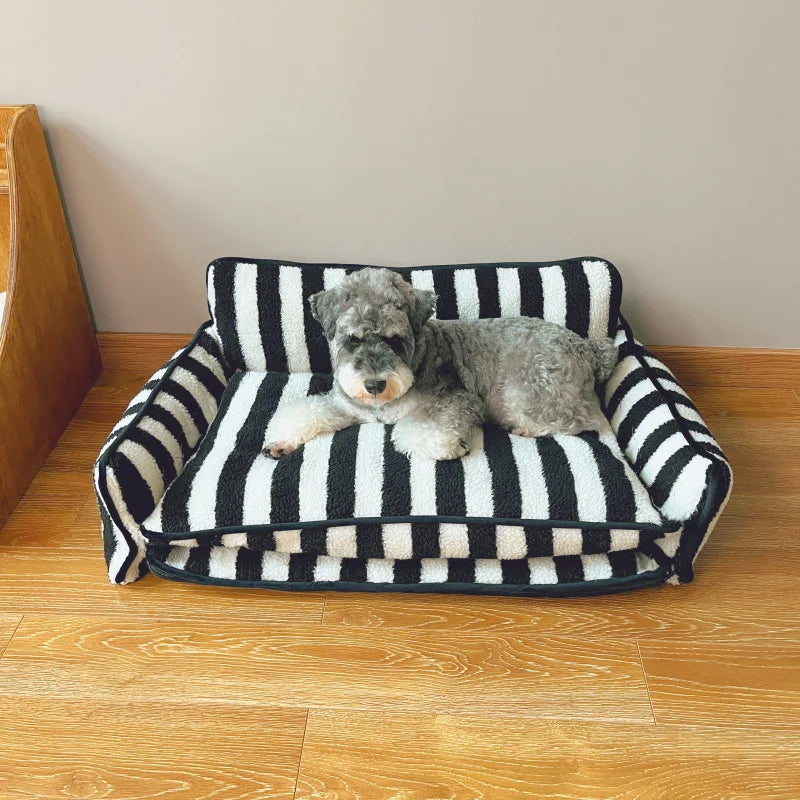 Hondenbank Gestreept – Comfortabel en Stijlvol voor Je Hond