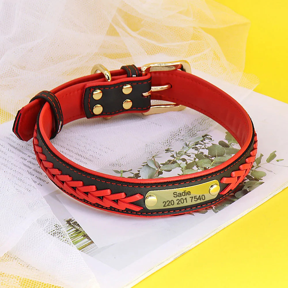 Personalisiertes geflochtenes Halsband – elegant und bequem