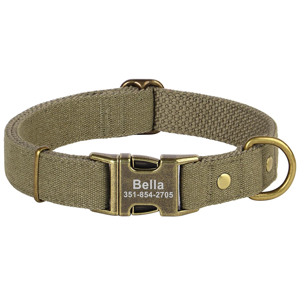 Nylon Gepersonaliseerde Halsband – Uniek en Stijlvol voor je Hond