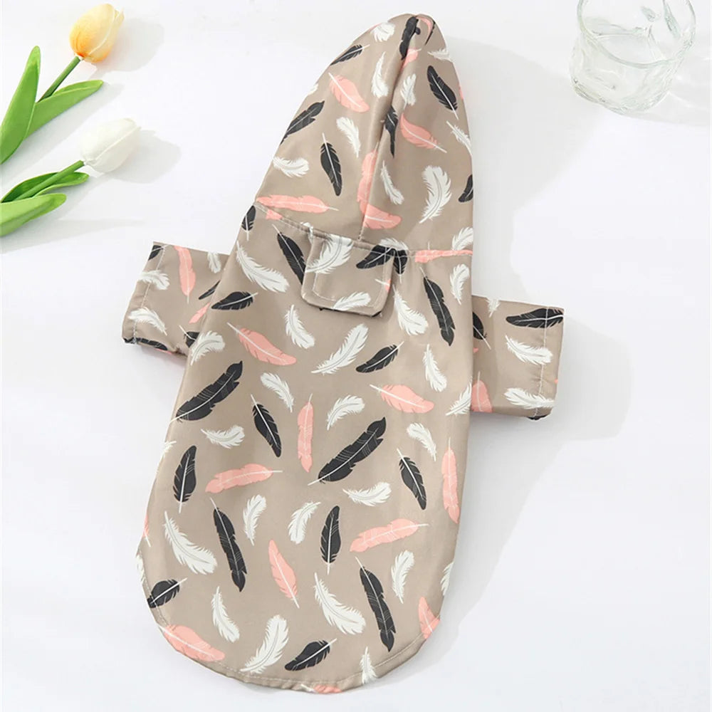 Regenmantel mit Print