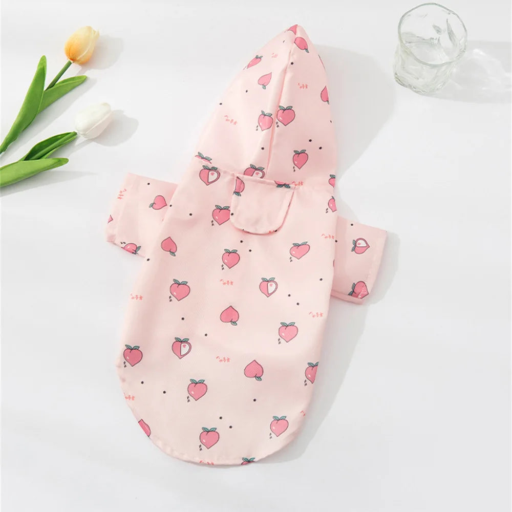 Regenmantel mit Print