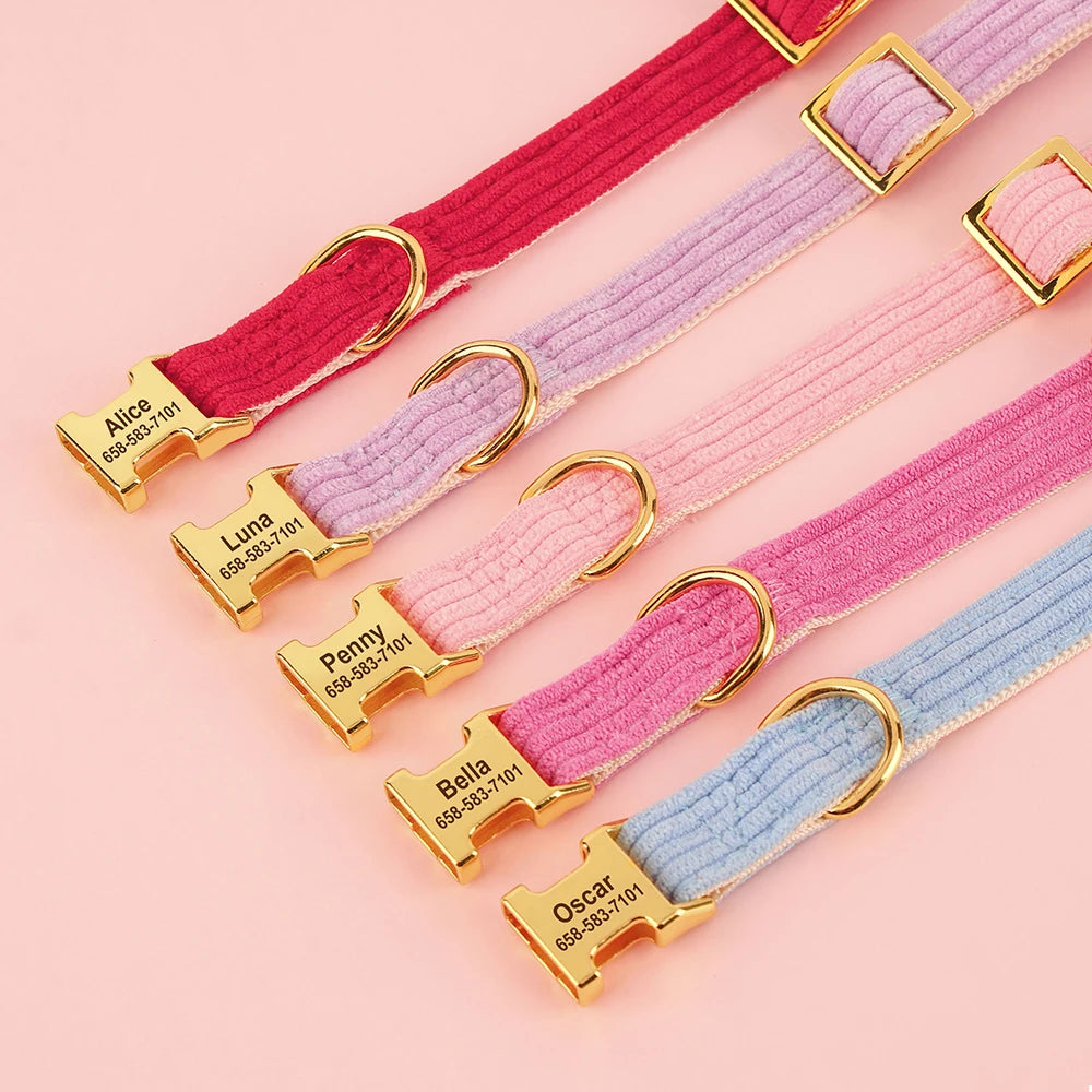 Mega Schattige Gepersonaliseerde Halsband – Zacht & Uniek