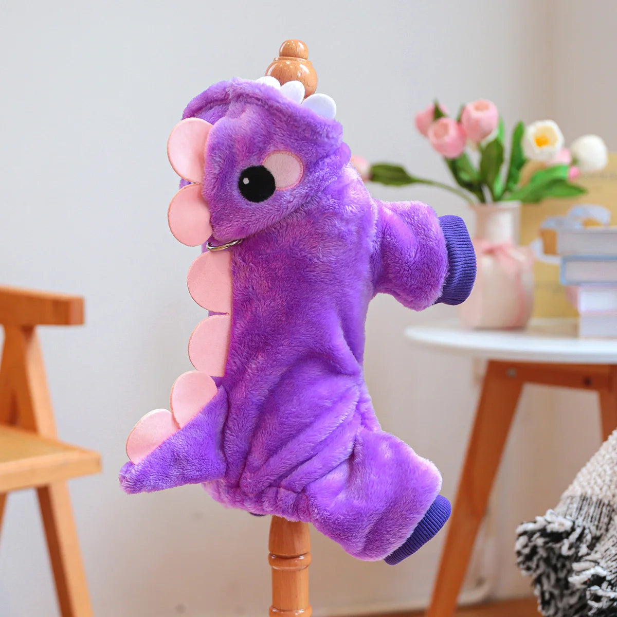 Paarse Dinosaurus Jumpsuit