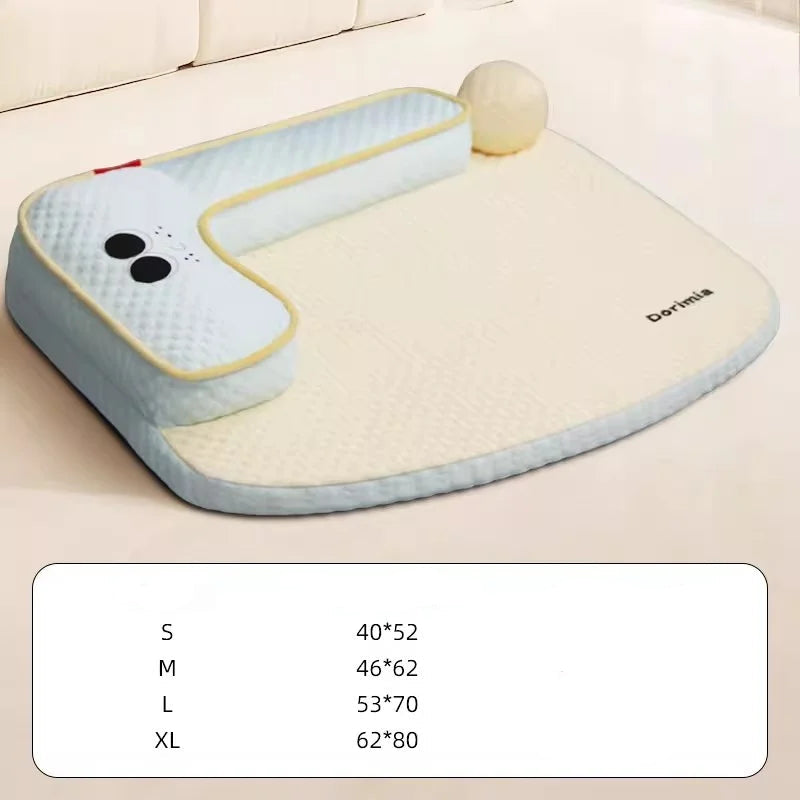 Hondenslaapmat Zomer – Licht, Ademend & Compleet met Kussen en Speelbal