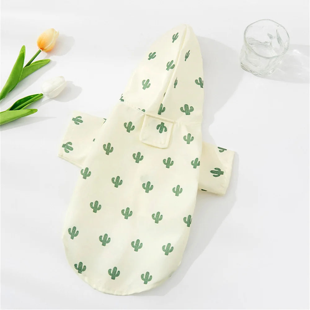 Regenmantel mit Print