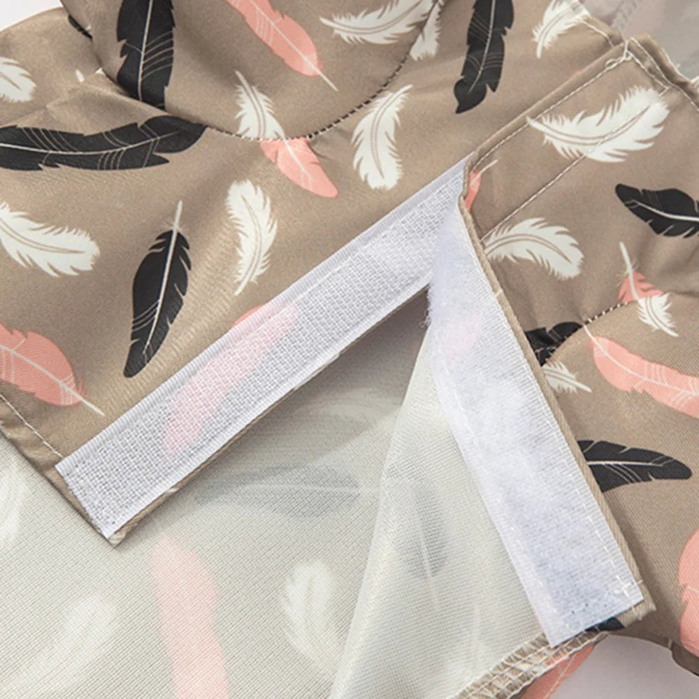 Regenmantel mit Print