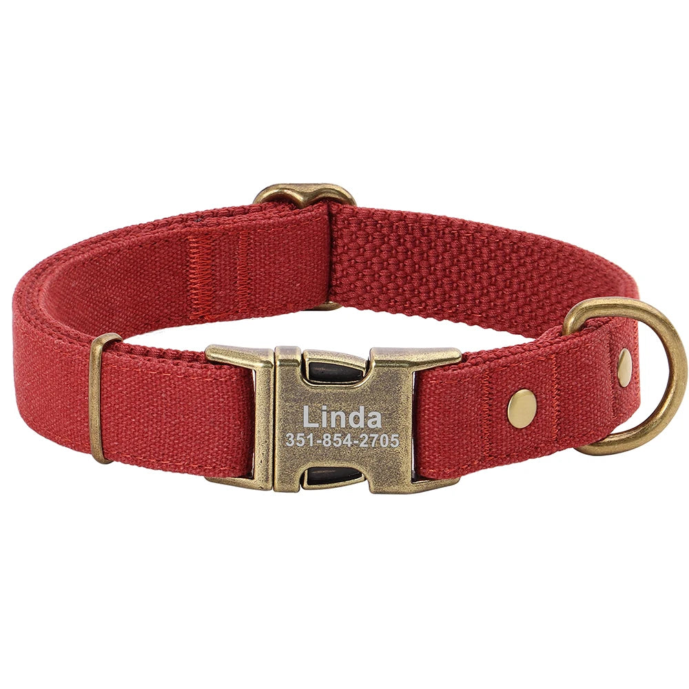 Nylon Gepersonaliseerde Halsband – Uniek en Stijlvol voor je Hond