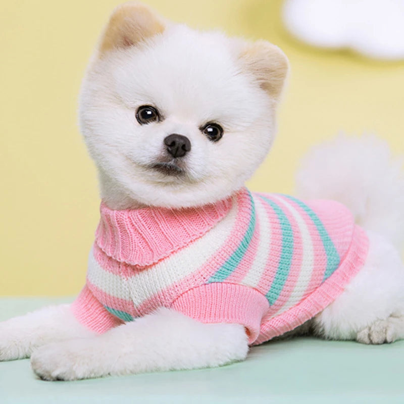 Gestreifter Pullover