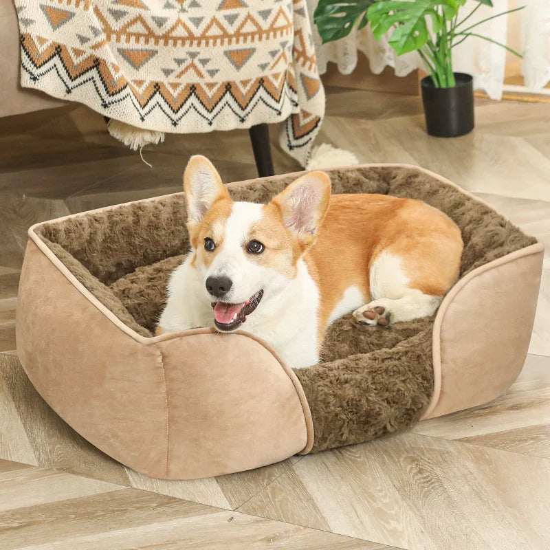 Hundebett aus Samt – warm und bequem für alle Jahreszeiten