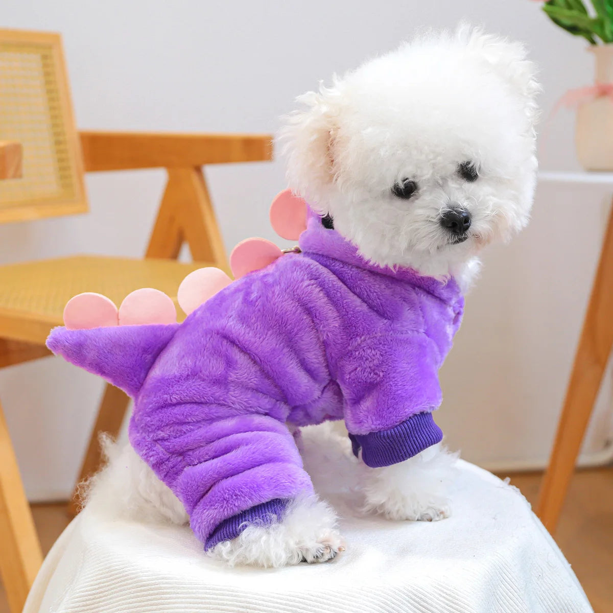 Paarse Dinosaurus Jumpsuit