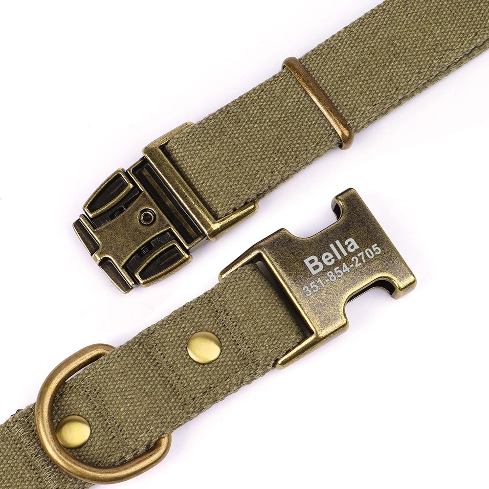 Nylon Gepersonaliseerde Halsband – Uniek en Stijlvol voor je Hond