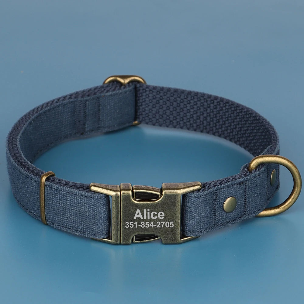 Nylon Gepersonaliseerde Halsband – Uniek en Stijlvol voor je Hond