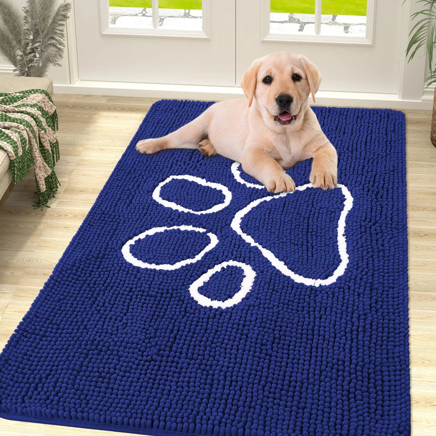Honden Schoonloopmat Pootafdruk – Absorberend & Sneldrogend