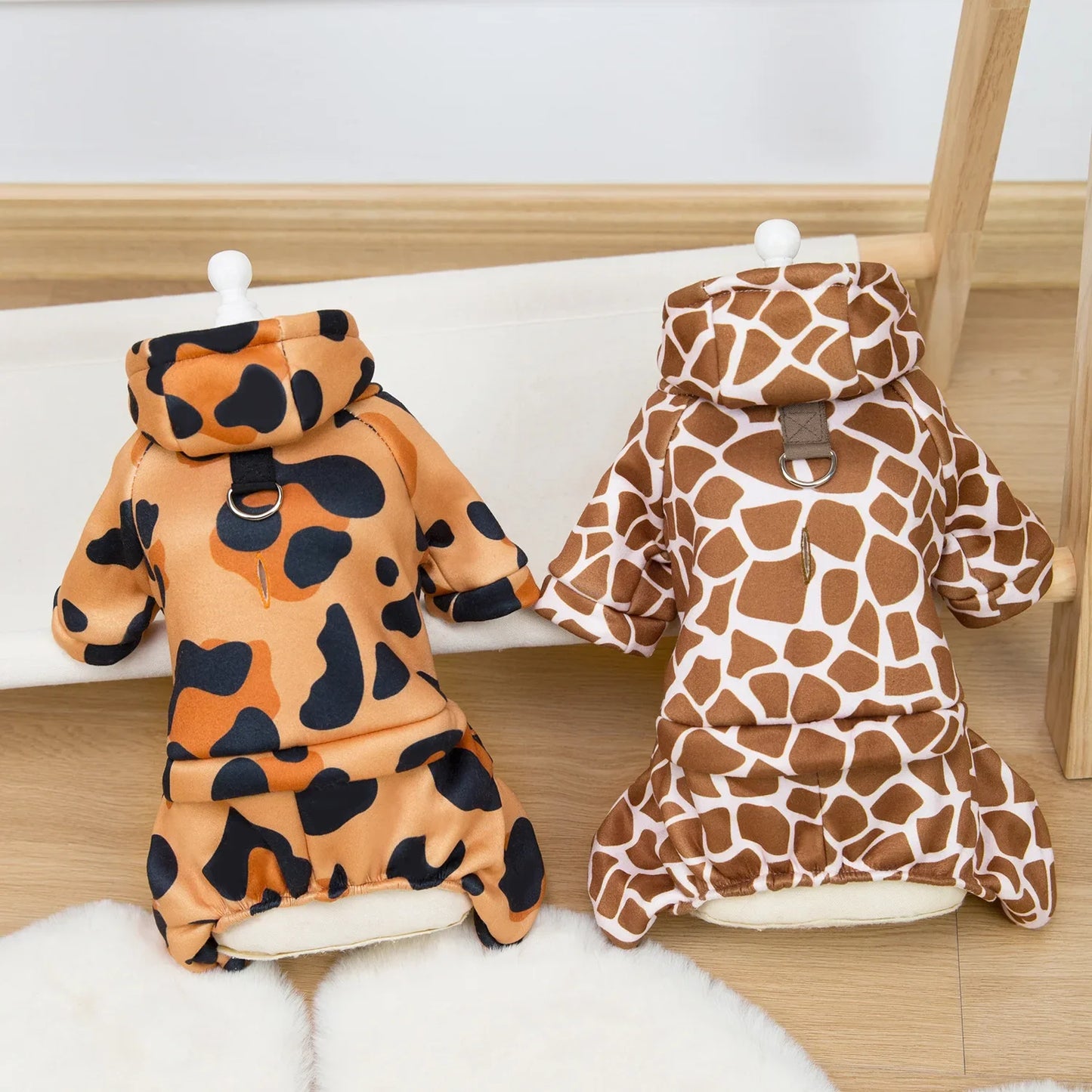 Jumpsuit med girafprint