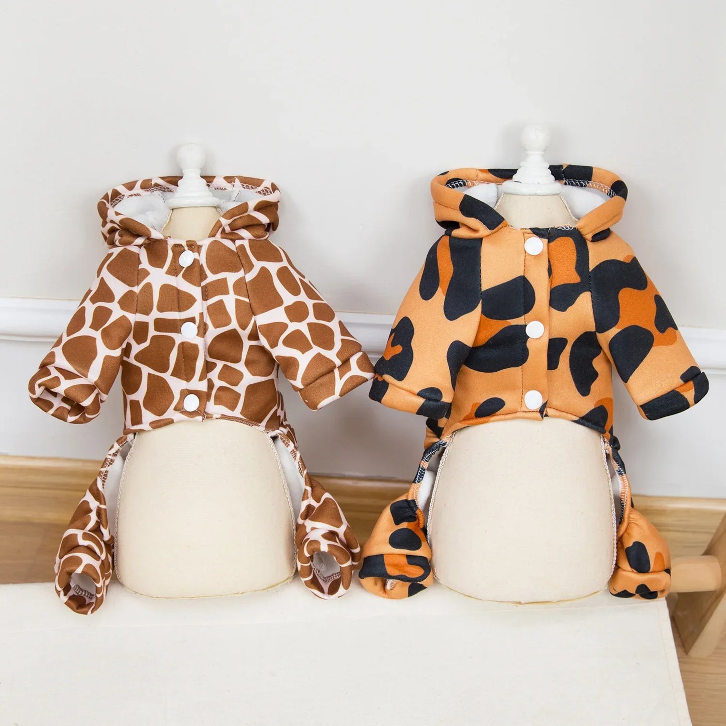 Jumpsuit med girafprint